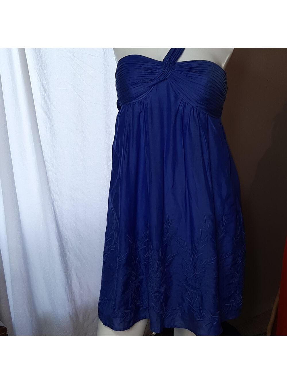 Bcbg maxazria silk cotton dress